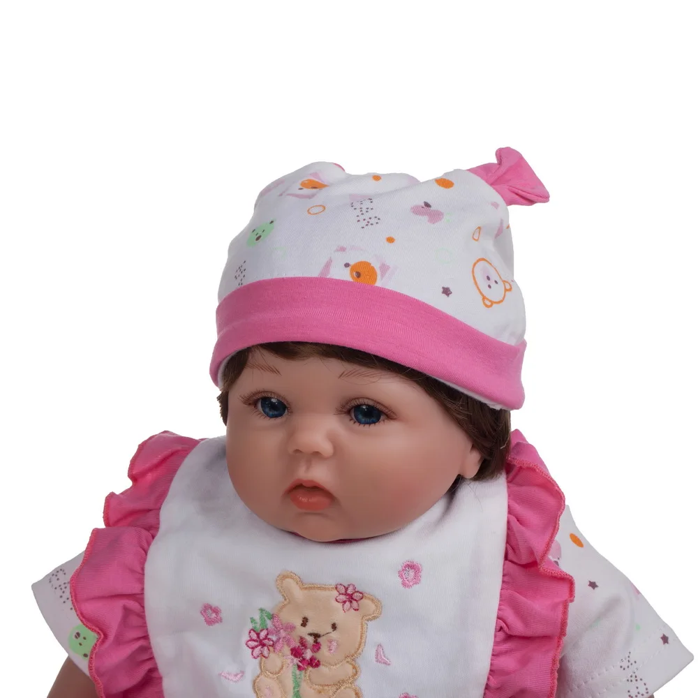42cm Lifelike 17'' Newborn Reborn Babies Dolls Soft Silicone Reborn Boneca For Girl Toy Doll Kids Playmates Birthday Gifts
42cm Lifelike 17'' Newborn Reborn Babies Dolls Soft Silicone Reborn Boneca For Girl Toy Doll Kids Playmates Birthday Gifts