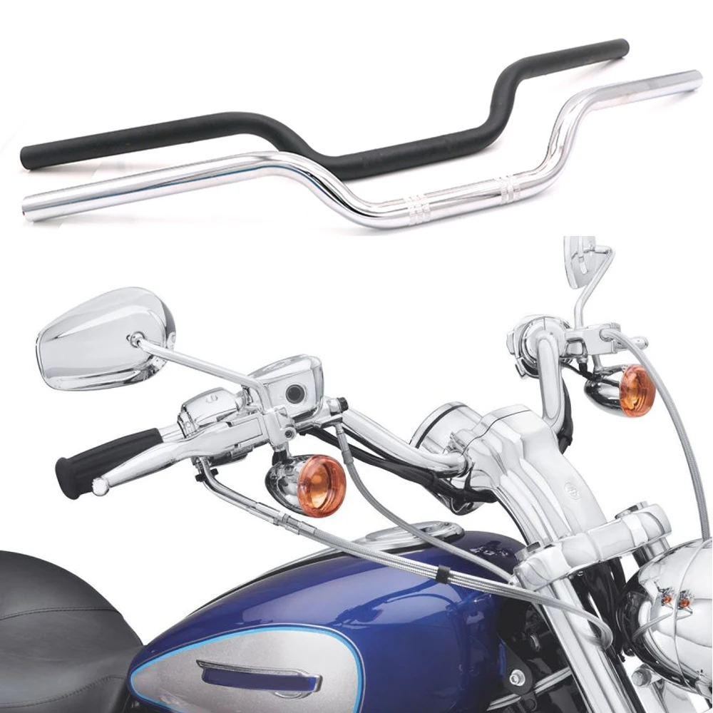Universal Motorcycle Handlebar 1" 25mm Chopper Cafe Racer Handlebar Drag Bar Cruiser Bobber for Harley Sportster XL883 1200
Universal Motorcycle Handlebar 1" 25mm Chopper Cafe Racer Handlebar Drag Bar Cruiser Bobber for Harley Sportster XL883 1200