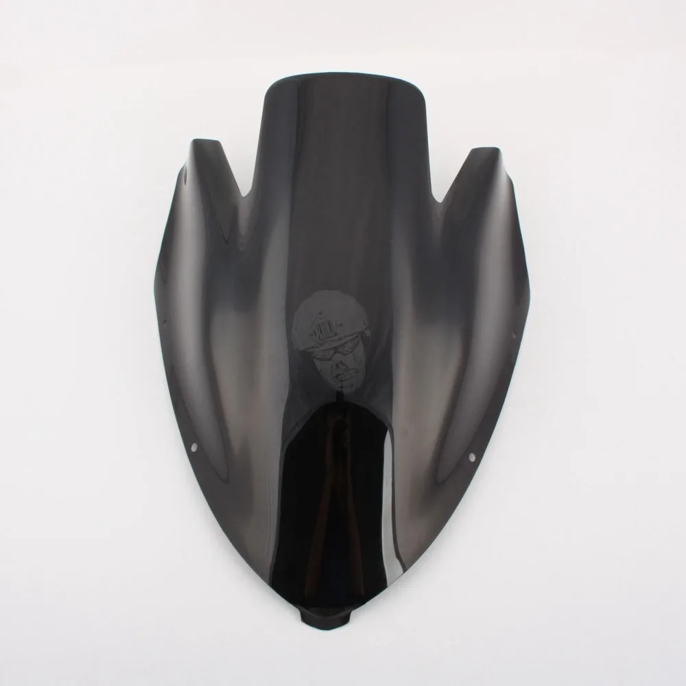 MFS MOTOR Double Bubble Windshield Windscreen Motorcycle Parts For Kawasaki NINJA 650 ER6F 2006-2008