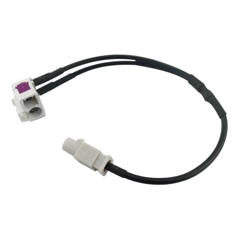 Head Unit FAKRA 2 In 1 Diversity Resume Convertor Splitter Y Cable Wire Harness Antenna Radio Adapter for RNS510 RCD510+ GRA005
Head Unit FAKRA 2 In 1 Diversity Resume Convertor Splitter Y Cable Wire Harness Antenna Radio Adapter for RNS510 RCD510+ GRA005
