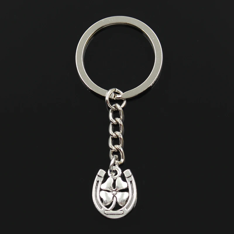 New Fashion Keychain 18x15mm Horseshoe Lucky Clover Pendants DIY Men Jewelry Car Key Chain Ring Holder Souvenir For Gift
New Fashion Keychain 18x15mm Horseshoe Lucky Clover Pendants DIY Men Jewelry Car Key Chain Ring Holder Souvenir For Gift