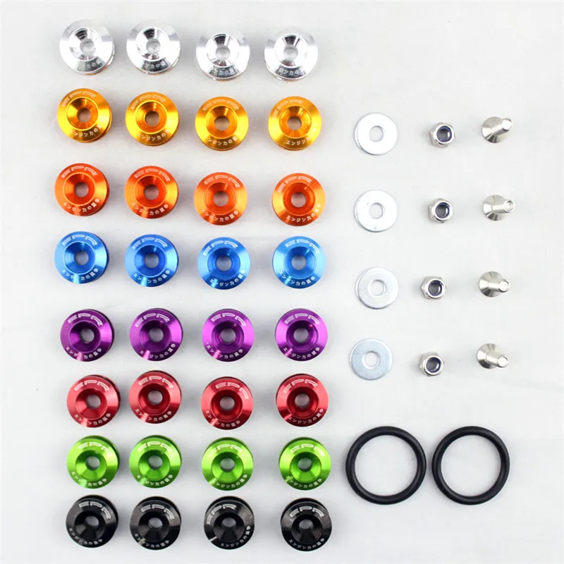 Car Styling Black Red Aluminum Heavy Duty JDM Quick Release Fasteners Car Bumper Fender Trunk Hatch Lid Aluminum Fastener Kit
Car Styling Black Red Aluminum Heavy Duty JDM Quick Release Fasteners Car Bumper Fender Trunk Hatch Lid Aluminum Fastener Kit