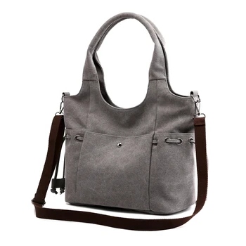 Woman Canvas Tote Casual lady Hobos Single Shoulder Bags Girls Crossbody Pack Vintage Solid Multi-pocket Ladies Handbag Bolsas
Woman Canvas Tote Casual lady Hobos Single Shoulder Bags Girls Crossbody Pack Vintage Solid Multi-pocket Ladies Handbag Bolsas
