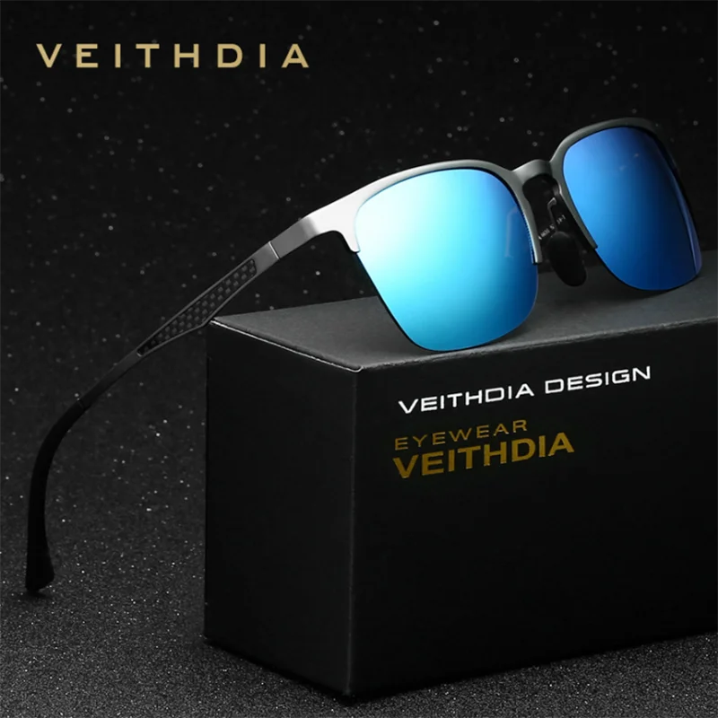 VEITHDIA Unisex Retro Aluminum Magnesium Semi rimless Brand Sunglasses Polarized Lens Vintage Eyewear Sun Glasses Men/Women 6631
VEITHDIA Unisex Retro Aluminum Magnesium Semi rimless Brand Sunglasses Polarized Lens Vintage Eyewear Sun Glasses Men/Women 6631