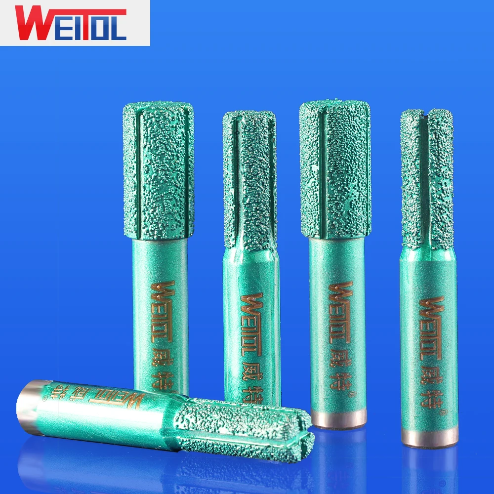 WeiTol 1PCS Diamond Emery Stone Straight Bit 12.7MM Marble Stone Cutting Tools CNC Router Bit End Mill
WeiTol 1PCS Diamond Emery Stone Straight Bit 12.7MM Marble Stone Cutting Tools CNC Router Bit End Mill