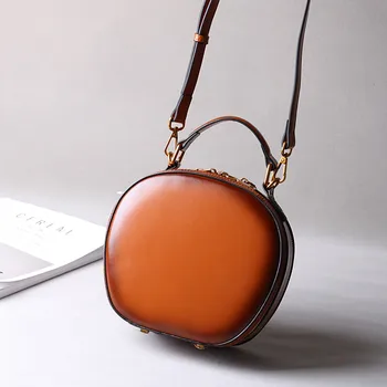 ALAVCHNV original design cowhide bag new leather lady Apple shoulder Messenger bag retro fashion handbag 9220
ALAVCHNV original design cowhide bag new leather lady Apple shoulder Messenger bag retro fashion handbag 9220
