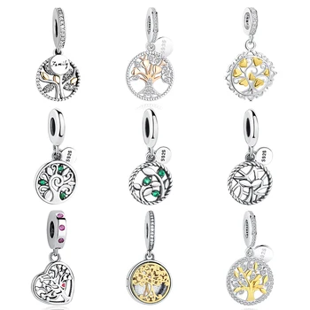 Real 100% 925 Sterling Silver Family Tree Dangle Charm Beads Fit Original Pandora Bracelet Authentic Luxury DIY Jewelry Making
Real 100% 925 Sterling Silver Family Tree Dangle Charm Beads Fit Original Pandora Bracelet Authentic Luxury DIY Jewelry Making