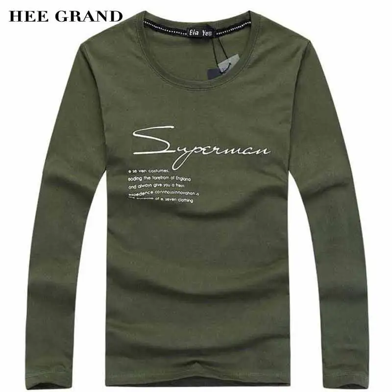 HEE GRAND Men Fashion Full Sleeve T-shirts O-Neck Whole Cotton Comfortable Material Plus Size M-5XL Solid Multi-Colors MTL809
HEE GRAND Men Fashion Full Sleeve T-shirts O-Neck Whole Cotton Comfortable Material Plus Size M-5XL Solid Multi-Colors MTL809