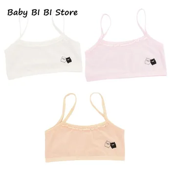 Puberty Girls Spaghetti Strap Training Bra Cute Cartoon Little Pig Underwear Wireless Bralette Scalloped Lace Splicing Camisole
Puberty Girls Spaghetti Strap Training Bra Cute Cartoon Little Pig Underwear Wireless Bralette Scalloped Lace Splicing Camisole