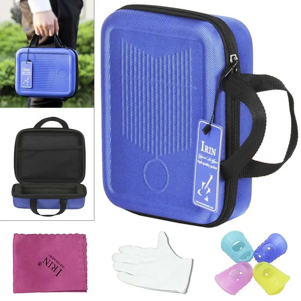 17 / 15 / 10 Key Kalimba Storage Box Portable Shockproof Thumb Piano Mbira Case with Gloves Fingertip Sleeve and Cleaning Cloth
17 / 15 / 10 Key Kalimba Storage Box Portable Shockproof Thumb Piano Mbira Case with Gloves Fingertip Sleeve and Cleaning Cloth