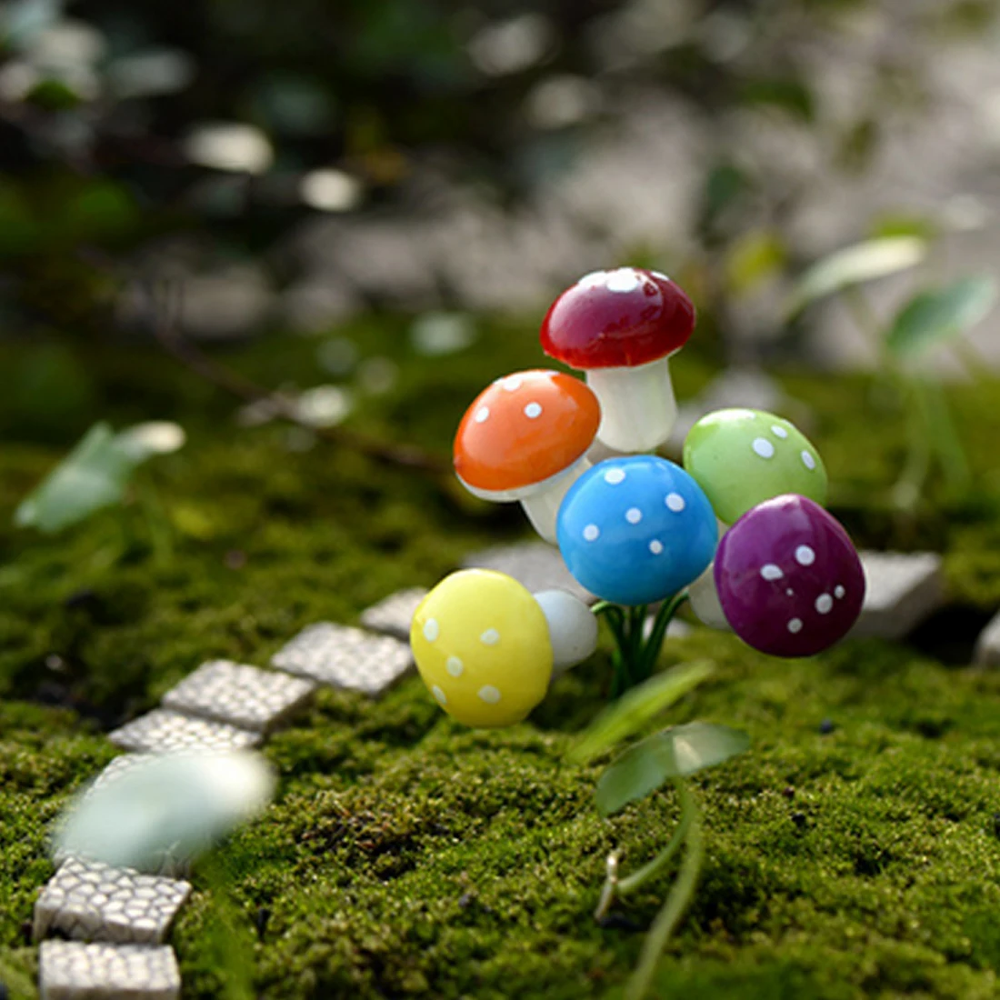Hot Sale 10pcs Mini Mushroom Miniatures Fairy Garden Moss Terrarium Resin Crafts Decorations Stakes Craft diy
Hot Sale 10pcs Mini Mushroom Miniatures Fairy Garden Moss Terrarium Resin Crafts Decorations Stakes Craft diy