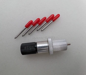 High Quality Aluminium Roland Blade Holder + 5pcs 45 Degree Cutter Plotter Cutting Blades Free Shipping
High Quality Aluminium Roland Blade Holder + 5pcs 45 Degree Cutter Plotter Cutting Blades Free Shipping