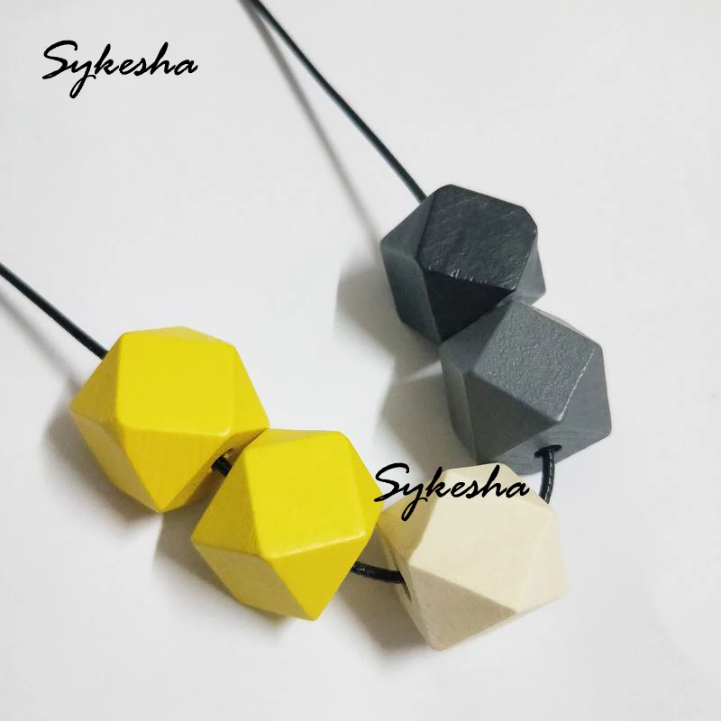 2019 Handmade Adjustable GEOMETRIC Necklace Chunky Yellow White Wooden Beads Necklace Women Girl Party Gift Bohemia Jewelry
2019 Handmade Adjustable GEOMETRIC Necklace Chunky Yellow White Wooden Beads Necklace Women Girl Party Gift Bohemia Jewelry