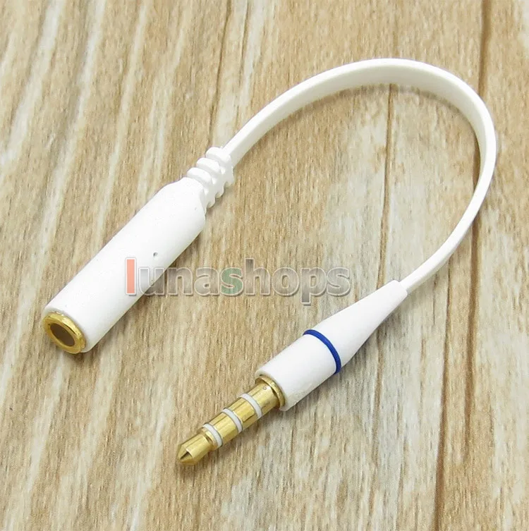 LN002848 3.5mm 4 Poles Male to Female Cable Convertor for Iphone HTC Nokia Moto handfree headset
LN002848 3.5mm 4 Poles Male to Female Cable Convertor for Iphone HTC Nokia Moto handfree headset