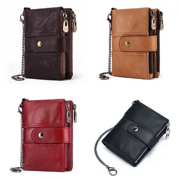 Genuine Leather Rfid Wallet Men Crazy Horse Wallets Coin Purse Short Male Money Bag Quality Designer Mini Walet Small Fashion
Genuine Leather Rfid Wallet Men Crazy Horse Wallets Coin Purse Short Male Money Bag Quality Designer Mini Walet Small Fashion