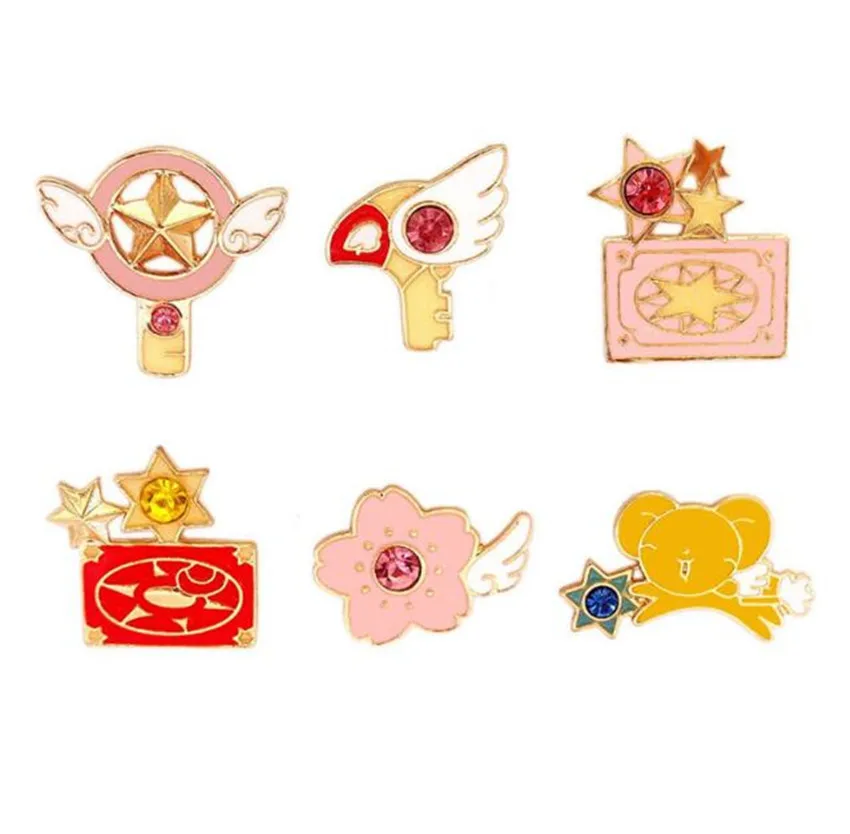 Card Captor Sakura Kerr Scepter Card pins Brooches Badges Hard enamel lapel pin Hat Bag Jeans Pins Card Captor jewelry A641
Card Captor Sakura Kerr Scepter Card pins Brooches Badges Hard enamel lapel pin Hat Bag Jeans Pins Card Captor jewelry A641