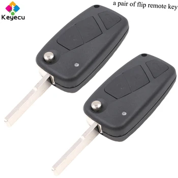KEYECU Pair Replacement Flip Remote Key - 3 Buttons & 434MHz & PCF7946 - FOB for Fiat Punto Ducato Stilo Panda Central _ Black
KEYECU Pair Replacement Flip Remote Key - 3 Buttons & 434MHz & PCF7946 - FOB for Fiat Punto Ducato Stilo Panda Central _ Black