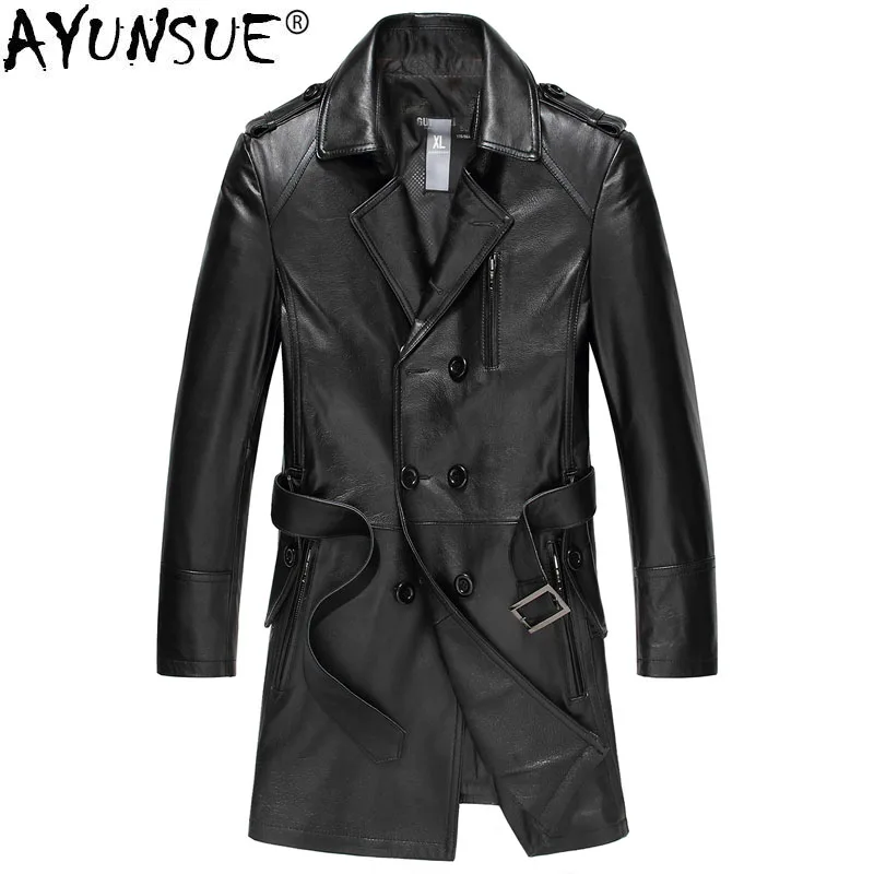 AYUNSUE Autumn Winter Jacket Men Genuine Cow Leather Jacket Men Clothes Men Plus Size Long Coat Jaqueta De Couro K020-N MY793
AYUNSUE Autumn Winter Jacket Men Genuine Cow Leather Jacket Men Clothes Men Plus Size Long Coat Jaqueta De Couro K020-N MY793