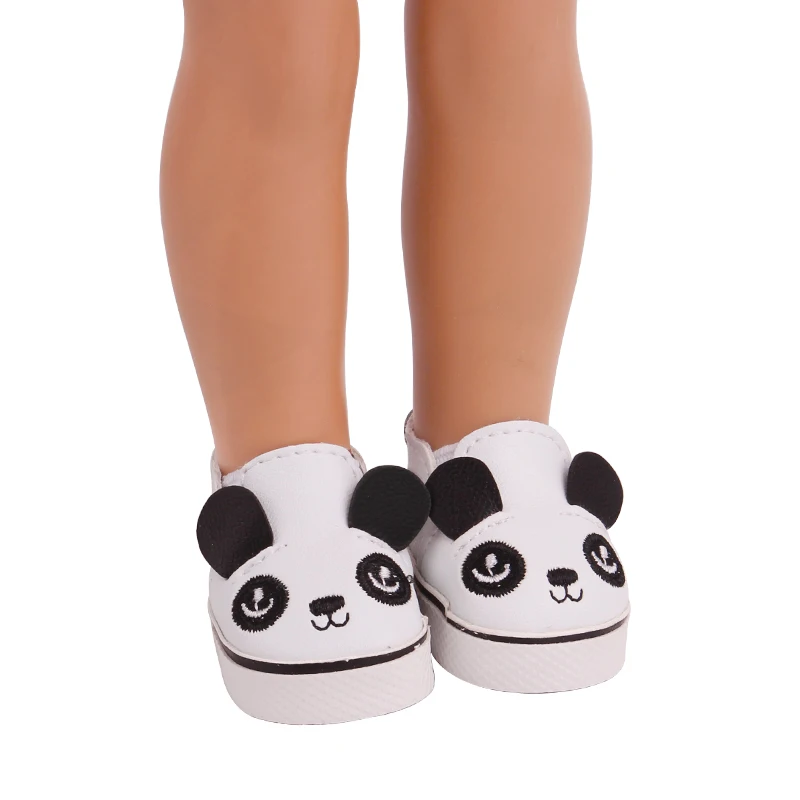 14.5-Inch Girls Doll Shoes Cute White Panda Shaped Shoes American Newborn Loafers Baby Toys Fit 16 Inch Girls and Milo Dolls x39
14.5-Inch Girls Doll Shoes Cute White Panda Shaped Shoes American Newborn Loafers Baby Toys Fit 16 Inch Girls and Milo Dolls x39