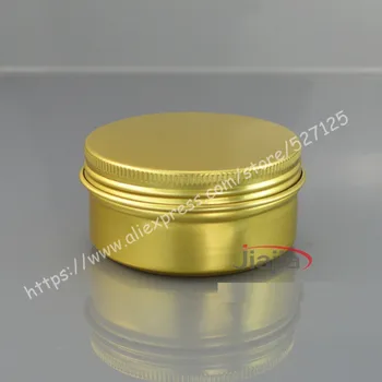 80g black/gold aluminum jar/tin/can with aluminum lid.Aromatherapy tin,80ml cosmetic aluminum jar,for cream/candles/food storage
80g black/gold aluminum jar/tin/can with aluminum lid.Aromatherapy tin,80ml cosmetic aluminum jar,for cream/candles/food storage