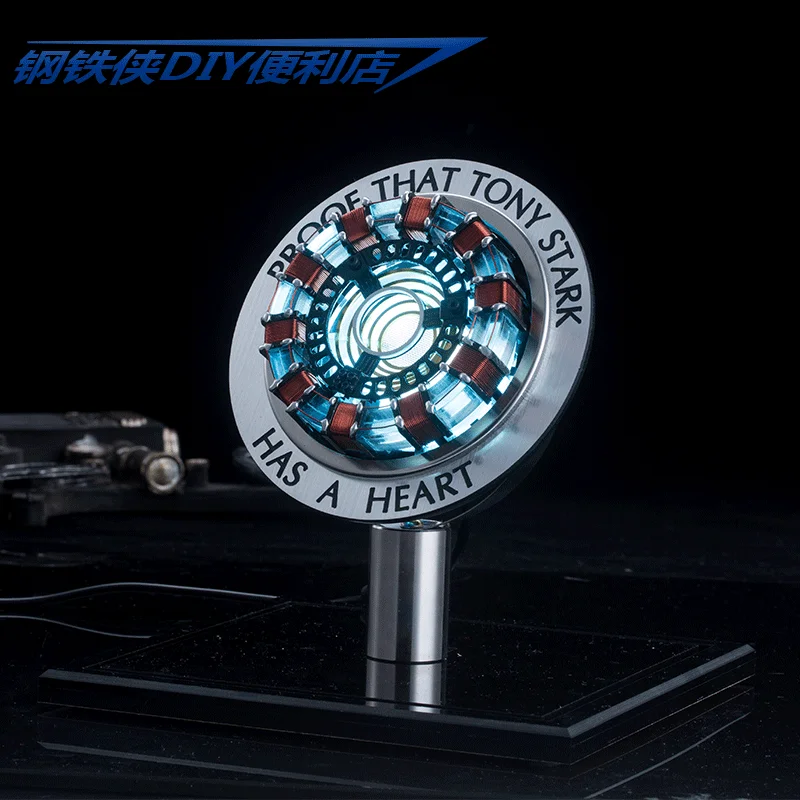Standard Version 1:1 Arc Reactor DIY Model MK2 Led Light Mark Remote DIY Parts Model Assembled Toys Chest Lamp Acrylic Metal
Standard Version 1:1 Arc Reactor DIY Model MK2 Led Light Mark Remote DIY Parts Model Assembled Toys Chest Lamp Acrylic Metal
