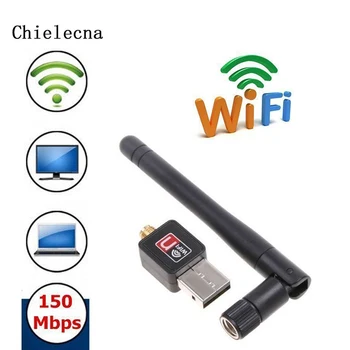 Chielecna Wireless WiFi Adapter 2dB wifi Antenna 150Mbps Lan Wireless Network Card Portable USB WiFi Receiver Adaptador
Chielecna Wireless WiFi Adapter 2dB wifi Antenna 150Mbps Lan Wireless Network Card Portable USB WiFi Receiver Adaptador