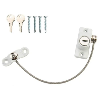 8pack Kids Window Restrictor Lock Child Baby Safety Door Cable Locks Security Wire Catch
8pack Kids Window Restrictor Lock Child Baby Safety Door Cable Locks Security Wire Catch