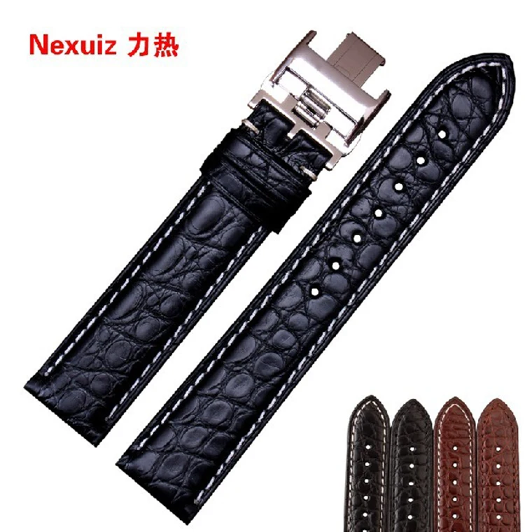 Alligator Leather Watchbands High Quality Customized designer for brand watches men Ladies watch Accessories 18mm 19mm 20mm 21mm
Alligator Leather Watchbands High Quality Customized designer for brand watches men Ladies watch Accessories 18mm 19mm 20mm 21mm
