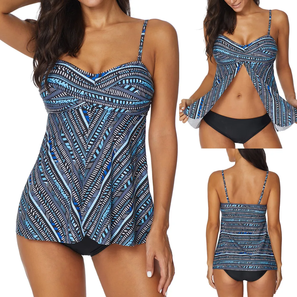 Women Tankini Sets Bikini Set Swimwear Push-Up Padded Bra One Piece Swimsuit Swimwear Bathing Suit High Waist Beachwear L30205
Women Tankini Sets Bikini Set Swimwear Push-Up Padded Bra One Piece Swimsuit Swimwear Bathing Suit High Waist Beachwear L30205
