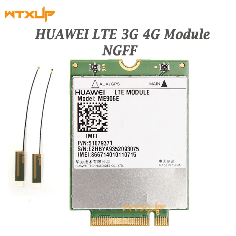 Unlocked HUAWEI ME906E NGFF LTE/HSPA GPS WCDMA+GPRS 3G 4G WWAN Module Card support GPS +2 antennas
Unlocked HUAWEI ME906E NGFF LTE/HSPA GPS WCDMA+GPRS 3G 4G WWAN Module Card support GPS +2 antennas