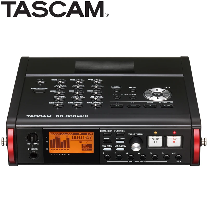 

TASCAM DR-680MKII DR-680MK2 portable multi-channel recorder 8-Track linear PCM field recorder for film live recording WAV/BWF