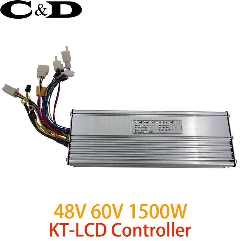 ebike 48V 1500W 45A Electric bicycle Brushless controller sine wave Hall Sensor KT Series Support LED LCD Display
ebike 48V 1500W 45A Electric bicycle Brushless controller sine wave Hall Sensor KT Series Support LED LCD Display