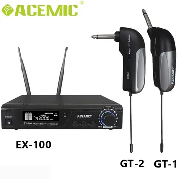 ACEMIC EX-100/GT-1/GT-2 UHF Wireless Instrument Mcirophone 100M Electric Guitar Microphone Bass Keyborad Drums Violin Instrument
ACEMIC EX-100/GT-1/GT-2 UHF Wireless Instrument Mcirophone 100M Electric Guitar Microphone Bass Keyborad Drums Violin Instrument
