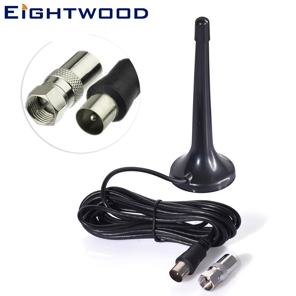 Eightwood DAB/DAB+ Antenna Digital TV Extended Portable Indoor Aerial for DAB USB TV DVB-T Tuner/Digital TV/DAB+ Radio Magnetic
Eightwood DAB/DAB+ Antenna Digital TV Extended Portable Indoor Aerial for DAB USB TV DVB-T Tuner/Digital TV/DAB+ Radio Magnetic