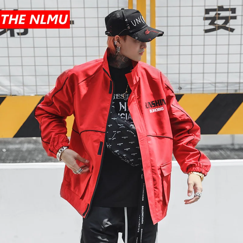 Spring Hip Hop Windbreaker Jacket Mens Harajuku Red Yellow Jacket Coat Zip Track Jacket Streetwear Student 2019 WG226
Spring Hip Hop Windbreaker Jacket Mens Harajuku Red Yellow Jacket Coat Zip Track Jacket Streetwear Student 2019 WG226