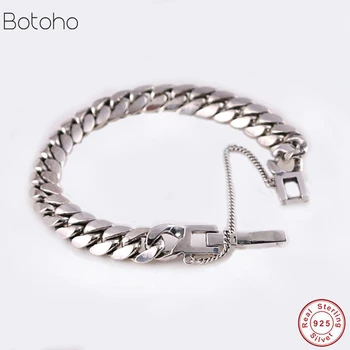 100% 925 sterling silver punk rock men and women bracelets and bracelets Hiphop never faded chain bracelet silver jewelry lover
100% 925 sterling silver punk rock men and women bracelets and bracelets Hiphop never faded chain bracelet silver jewelry lover