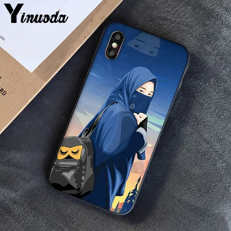Muslim Islamic Black Cartoon Girl