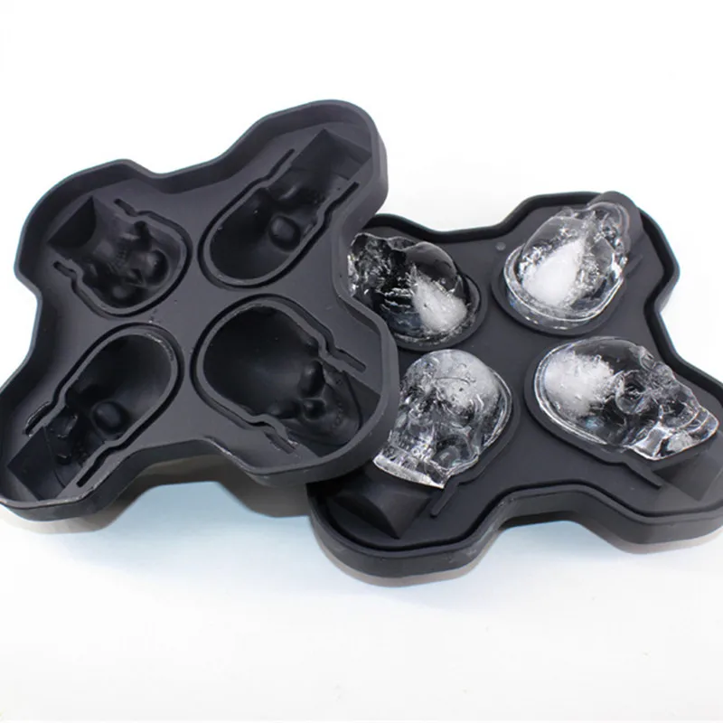 Creative Home 4-Dimensional Skull Ice Cube Mold Tray Cake Jelly Chocolate Mold Party Kitchen Silicone Baking Tools
Creative Home 4-Dimensional Skull Ice Cube Mold Tray Cake Jelly Chocolate Mold Party Kitchen Silicone Baking Tools