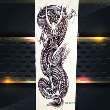 Indian Black Dragon Myth Temporary Tattoo Stickers Full Body Art ARm Sleeve Tattoo Paste Waterproof Fake Flash Tatoo Men Girl 
Indian Black Dragon Myth Temporary Tattoo Stickers Full Body Art ARm Sleeve Tattoo Paste Waterproof Fake Flash Tatoo Men Girl