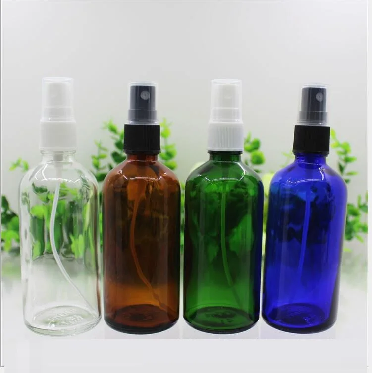 100pcs50ml green/clear/blue/brown glass bottle with white black mist spray pump for essential oil serum water skin packing
100pcs50ml green/clear/blue/brown glass bottle with white black mist spray pump for essential oil serum water skin packing