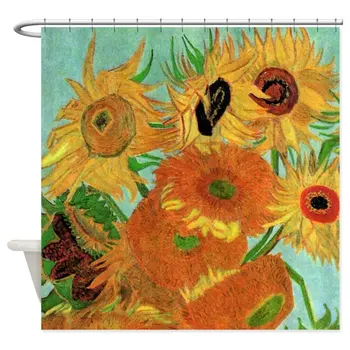 Van Gogh Twelve Sunflowers Decorative Fabric Shower Curtain Set and Anti-slip Floor Mat Outdoor Rugs
Van Gogh Twelve Sunflowers Decorative Fabric Shower Curtain Set and Anti-slip Floor Mat Outdoor Rugs