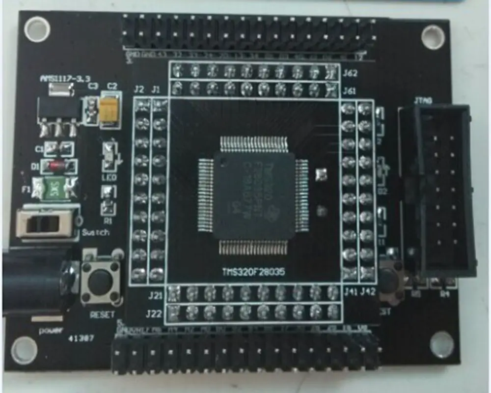 TMS320F28035 minimum system board core board development board adapter board plus bottom plate two in one
TMS320F28035 minimum system board core board development board adapter board plus bottom plate two in one