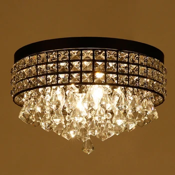 Nordic Vintage Crystal Ceiling Light Creative Round Black Metal Living Room Bedroom Entrance Corridor Balcony Aisle Light CL165
Nordic Vintage Crystal Ceiling Light Creative Round Black Metal Living Room Bedroom Entrance Corridor Balcony Aisle Light CL165