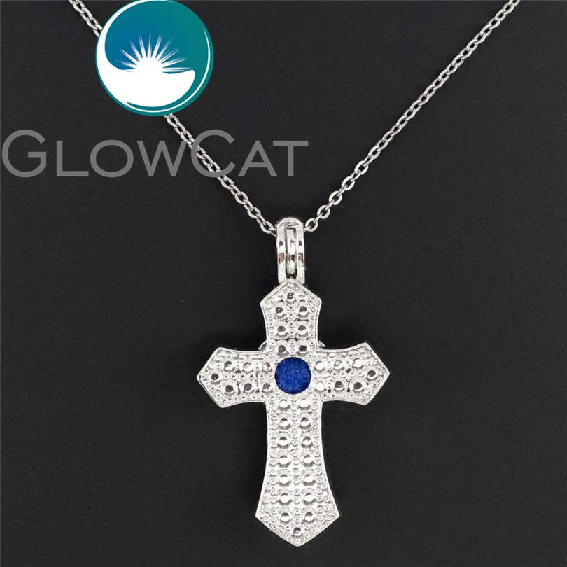 Женский медальон GLOWCAT K635 жемчужная клетка с эфирными маслами для ароматерапии |