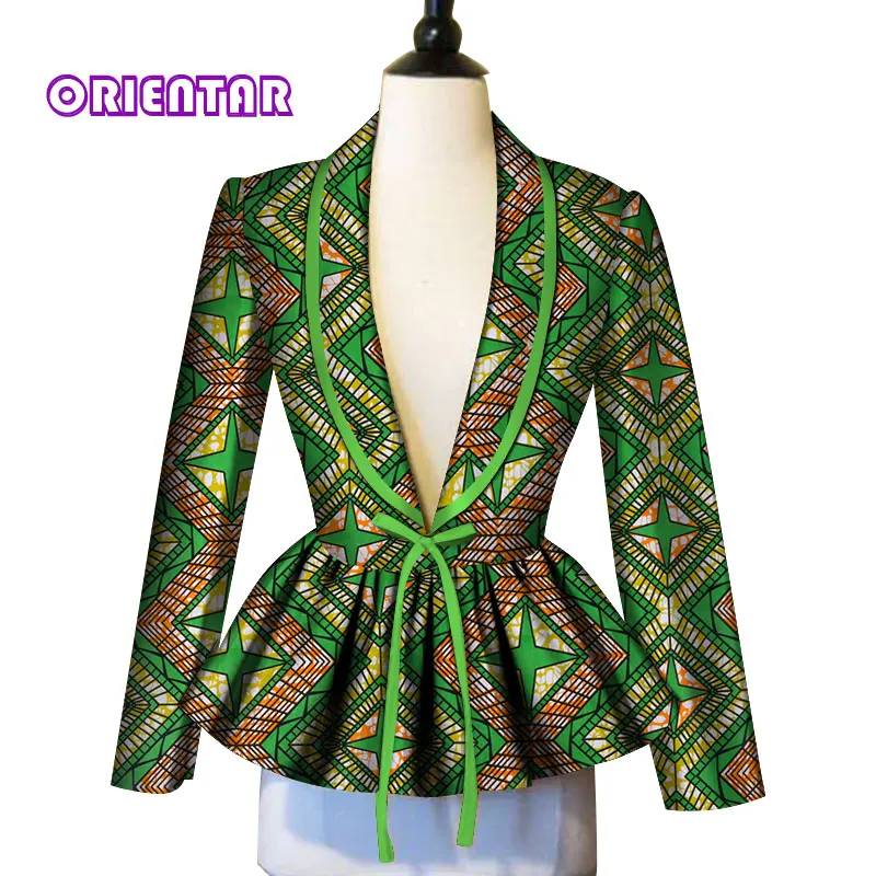 New Sexy Deep V-Neck Women Pullovers Coat Bazin Riche African Wax Print Slim Jacket With Bow Fashion Lady Office Coat WY3748
New Sexy Deep V-Neck Women Pullovers Coat Bazin Riche African Wax Print Slim Jacket With Bow Fashion Lady Office Coat WY3748