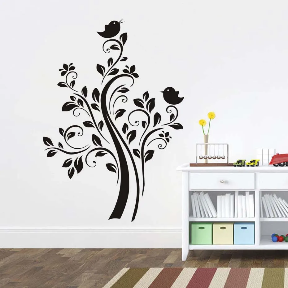 Two Birds On The Tree wall Sticker JD3719B1-7