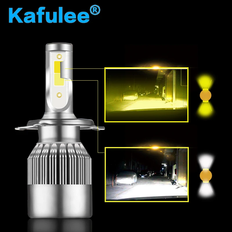 GZ KAFOLEE Car Headlight Bulbs H4 Led 6000K 3000K Led H1 H7 H8 H9 H11 HB3 9005 HB4 9006 60W 7000LM Double Color Headlamp
GZ KAFOLEE Car Headlight Bulbs H4 Led 6000K 3000K Led H1 H7 H8 H9 H11 HB3 9005 HB4 9006 60W 7000LM Double Color Headlamp