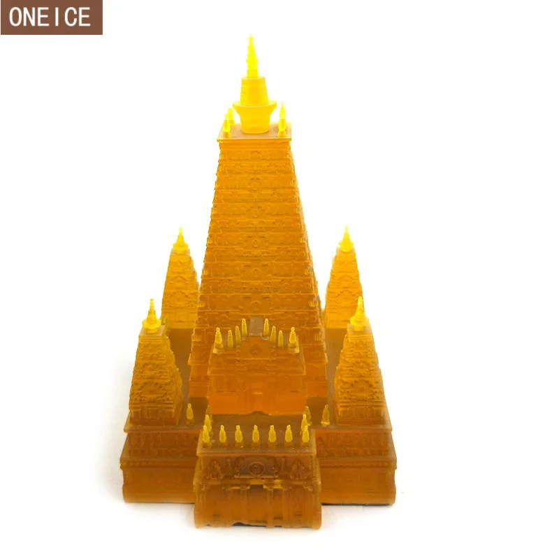 Buddhism supplies Bodh Gaya tower model Resin home Feng Shui ornaments Four holy places tower model
Buddhism supplies Bodh Gaya tower model Resin home Feng Shui ornaments Four holy places tower model