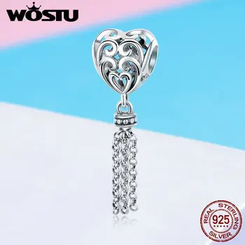 WOSTU 2019 New Arrival 925 Sterling Silver Enchanted Heart Tassel Charm fit Original DIY Bead Bracelet Jewelry Gift FIC722
WOSTU 2019 New Arrival 925 Sterling Silver Enchanted Heart Tassel Charm fit Original DIY Bead Bracelet Jewelry Gift FIC722