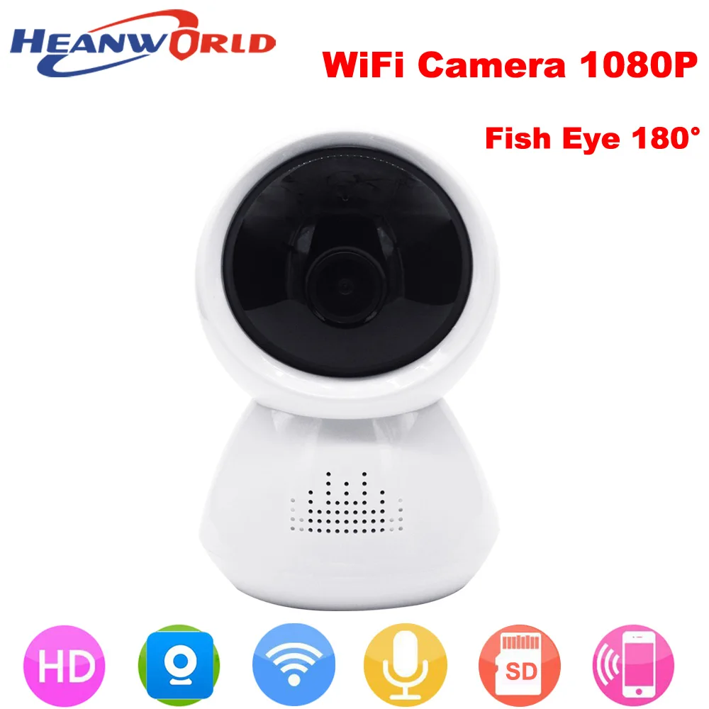 Heanworld wireless Mini 1080P Smart WiFi Camera Fish Eye 180 degree Full HD IP Camera home security camera sd slot V380 app
Heanworld wireless Mini 1080P Smart WiFi Camera Fish Eye 180 degree Full HD IP Camera home security camera sd slot V380 app